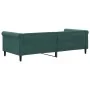 Sofá cama terciopelo verde oscuro 90x200 cm de vidaXL, Camas y somieres - Ref: Foro24-354246, Precio: 187,13 €, Descuento: %