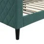 Sofá cama terciopelo verde oscuro 90x200 cm de vidaXL, Camas y somieres - Ref: Foro24-354246, Precio: 187,13 €, Descuento: %