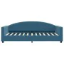 Sofá cama terciopelo azul 90x200 cm de vidaXL, Camas y somieres - Ref: Foro24-354135, Precio: 185,08 €, Descuento: %