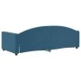 Blaues Samtschlafsofa 90x200 cm von vidaXL, Betten und Lattenroste - Ref: Foro24-354135, Preis: 186,41 €, Rabatt: %