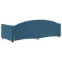 Sofá cama terciopelo azul 90x200 cm de vidaXL, Camas y somieres - Ref: Foro24-354135, Precio: 185,08 €, Descuento: %