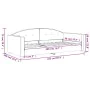 Sofá cama terciopelo azul 90x200 cm de vidaXL, Camas y somieres - Ref: Foro24-354135, Precio: 185,08 €, Descuento: %