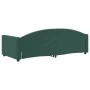 Sofá cama terciopelo verde oscuro 90x200 cm de vidaXL, Camas y somieres - Ref: Foro24-354138, Precio: 185,13 €, Descuento: %