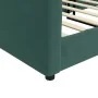 Sofá cama terciopelo verde oscuro 90x200 cm de vidaXL, Camas y somieres - Ref: Foro24-354138, Precio: 185,13 €, Descuento: %