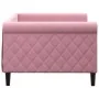 Rosafarbenes Samtschlafsofa 90x200 cm von vidaXL, Betten und Lattenroste - Ref: Foro24-354247, Preis: 186,61 €, Rabatt: %