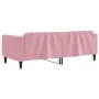 Rosafarbenes Samtschlafsofa 90x200 cm von vidaXL, Betten und Lattenroste - Ref: Foro24-354089, Preis: 181,04 €, Rabatt: %