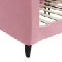 Sofá cama terciopelo rosa 90x200 cm de vidaXL, Camas y somieres - Ref: Foro24-354089, Precio: 181,04 €, Descuento: %