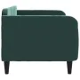 Sofá cama terciopelo verde oscuro 80x200 cm de vidaXL, Camas y somieres - Ref: Foro24-354081, Precio: 182,58 €, Descuento: %