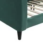 Dunkelgrünes Samtschlafsofa 80x200 cm von vidaXL, Betten und Lattenroste - Ref: Foro24-354081, Preis: 182,58 €, Rabatt: %