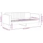 Dunkelgrünes Samtschlafsofa 80x200 cm von vidaXL, Betten und Lattenroste - Ref: Foro24-354081, Preis: 182,58 €, Rabatt: %