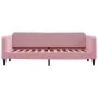 Pink velvet sofa bed 80x200 cm by vidaXL, Beds and slatted bases - Ref: Foro24-354082, Price: 179,15 €, Discount: %