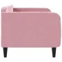 Rosafarbenes Samtschlafsofa 80x200 cm von vidaXL, Betten und Lattenroste - Ref: Foro24-354082, Preis: 179,15 €, Rabatt: %