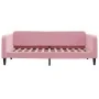 Sofá cama terciopelo rosa 100x200 cm de vidaXL, Camas y somieres - Ref: Foro24-354096, Precio: 188,12 €, Descuento: %