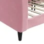 Sofá cama terciopelo rosa 100x200 cm de vidaXL, Camas y somieres - Ref: Foro24-354096, Precio: 188,12 €, Descuento: %