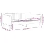 Sofá cama terciopelo rosa 100x200 cm de vidaXL, Camas y somieres - Ref: Foro24-354096, Precio: 188,12 €, Descuento: %