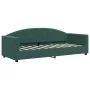 Dark green velvet sofa bed 80x200 cm by vidaXL, Beds and slatted bases - Ref: Foro24-354131, Price: 180,54 €, Discount: %