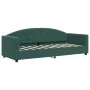 Sofá cama terciopelo verde oscuro 80x200 cm de vidaXL, Camas y somieres - Ref: Foro24-354131, Precio: 180,54 €, Descuento: %