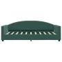 Dark green velvet sofa bed 80x200 cm by vidaXL, Beds and slatted bases - Ref: Foro24-354131, Price: 180,54 €, Discount: %