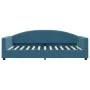 Sofá cama terciopelo azul 100x200 cm de vidaXL, Camas y somieres - Ref: Foro24-354142, Precio: 186,84 €, Descuento: %