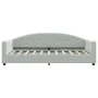 Sofá cama terciopelo gris claro 90x190 cm de vidaXL, Camas y somieres - Ref: Foro24-354149, Precio: 181,02 €, Descuento: %