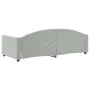 Sofá cama terciopelo gris claro 90x190 cm de vidaXL, Camas y somieres - Ref: Foro24-354149, Precio: 181,02 €, Descuento: %