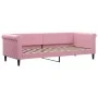 Rosafarbenes Samtschlafsofa 80x200 cm von vidaXL, Betten und Lattenroste - Ref: Foro24-354240, Preis: 183,16 €, Rabatt: %