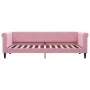 Rosafarbenes Samtschlafsofa 80x200 cm von vidaXL, Betten und Lattenroste - Ref: Foro24-354240, Preis: 183,16 €, Rabatt: %