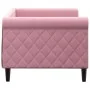 Rosafarbenes Samtschlafsofa 80x200 cm von vidaXL, Betten und Lattenroste - Ref: Foro24-354240, Preis: 183,16 €, Rabatt: %