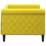 Sofá cama terciopelo amarillo 80x200 cm de vidaXL, Camas y somieres - Ref: Foro24-354242, Precio: 178,15 €, Descuento: %