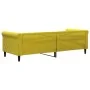 Sofá cama terciopelo amarillo 80x200 cm de vidaXL, Camas y somieres - Ref: Foro24-354242, Precio: 178,15 €, Descuento: %