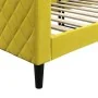 Sofá cama terciopelo amarillo 80x200 cm de vidaXL, Camas y somieres - Ref: Foro24-354242, Precio: 178,15 €, Descuento: %