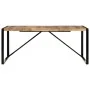 Solid wood dining table with sheesham finish 180x90x75 cm by vidaXL, Kitchen and dining tables - Ref: Foro24-321542, Price: 2...