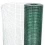 Galvanized fence with green PVC coating 25x1 m by vidaXL, fence panels - Ref: Foro24-140437, Price: 52,53 €, Discount: %