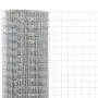 Silberverzinktes Stahldrahtgeflecht 25x0,5 m von vidaXL, Zaunpaneele - Ref: Foro24-143616, Preis: 42,57 €, Rabatt: %