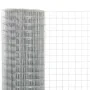 Silberverzinktes Stahldrahtgeflecht 25x0,5 m von vidaXL, Zaunpaneele - Ref: Foro24-143619, Preis: 38,77 €, Rabatt: %