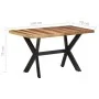 Honey finished acacia wood dining table 140x70x75 cm by vidaXL, Kitchen and dining tables - Ref: Foro24-321546, Price: 245,80...