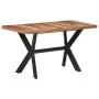 Honey finished acacia wood dining table 140x70x75 cm by vidaXL, Kitchen and dining tables - Ref: Foro24-321546, Price: 245,80...