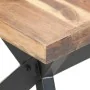 Acacia wood dining table with honey finish 160x80x75 cm by vidaXL, Kitchen and dining tables - Ref: Foro24-321547, Price: 326...