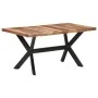 Acacia wood dining table with honey finish 160x80x75 cm by vidaXL, Kitchen and dining tables - Ref: Foro24-321547, Price: 326...
