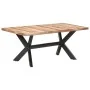 Acacia wood dining table honey finish 180x90x75 cm by vidaXL, Kitchen and dining tables - Ref: Foro24-321548, Price: 337,95 €...