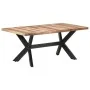 Acacia wood dining table honey finish 180x90x75 cm by vidaXL, Kitchen and dining tables - Ref: Foro24-321548, Price: 337,95 €...