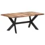 Acacia wood dining table honey finish 180x90x75 cm by vidaXL, Kitchen and dining tables - Ref: Foro24-321548, Price: 337,95 €...