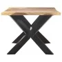 Solid wood dining table with honey finish 200x100x75 cm by vidaXL, Kitchen and dining tables - Ref: Foro24-321549, Price: 468...