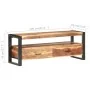 Massivholz-TV-Möbel mit Honig-Finish 120x35x45 cm von vidaXL, TV-Möbel - Ref: Foro24-321551, Preis: 272,70 €, Rabatt: %