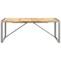 Solid rough mango wood dining table 200x100x75 cm by vidaXL, Kitchen and dining tables - Ref: Foro24-321565, Price: 333,08 €,...