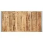 Solid rough mango wood dining table 200x100x75 cm by vidaXL, Kitchen and dining tables - Ref: Foro24-321565, Price: 333,08 €,...