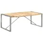 Solid rough mango wood dining table 200x100x75 cm by vidaXL, Kitchen and dining tables - Ref: Foro24-321565, Price: 333,08 €,...
