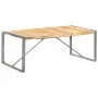 Solid rough mango wood dining table 200x100x75 cm by vidaXL, Kitchen and dining tables - Ref: Foro24-321565, Price: 333,08 €,...