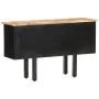 Sideboard aus massivem, rauem Mangoholz und Stahl, 110 x 30 x 65 cm von vidaXL, Sideboards - Ref: Foro24-321571, Preis: 151,0...