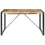 Rauer Mangoholz Esstisch 140x140x75 cm von vidaXL, Küchen- und Esstische - Ref: Foro24-321572, Preis: 263,26 €, Rabatt: %